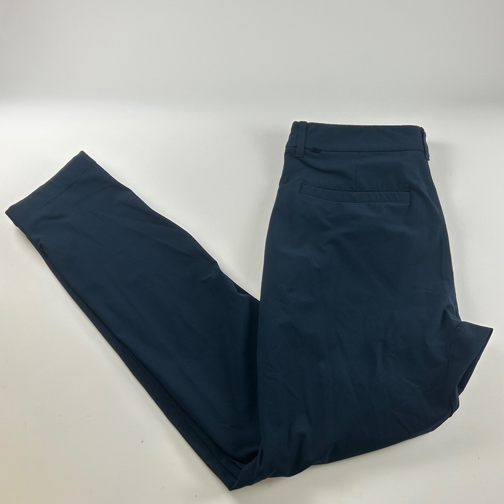 Lululemon Men's 31 Commission Pant Slim Navy Blue ABC Technology Trousers
